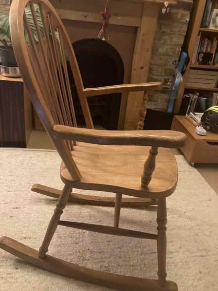 Photo of free Small Wooden Rocking chair (nr Brighton station) (West Hill BN1) #3