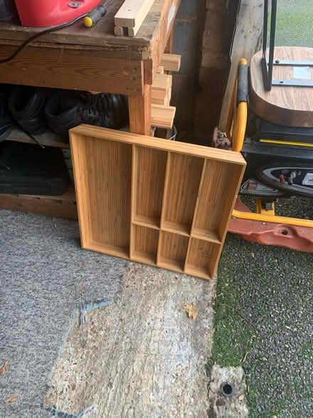 Photo of free Large bamboo cutlery drawer (Wallington) #2