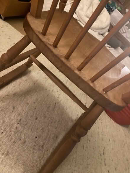 Photo of free Small Wooden Rocking chair (nr Brighton station) (West Hill BN1) #2