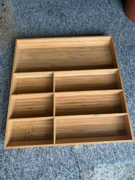 Photo of free Large bamboo cutlery drawer (Wallington) #1