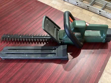 Photo of free Black and Decker cordless hedge trimmer needs battery. (Oswestry SY11) #1