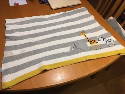 Photo of free John Lewis knitted baby blanket (Longden/Shrewsbury) #1
