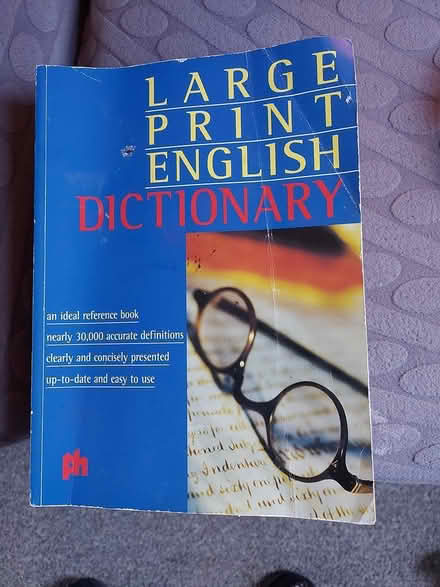 Photo of free Large print dictionary S9 (Sheffield S9 Handsworth) #1