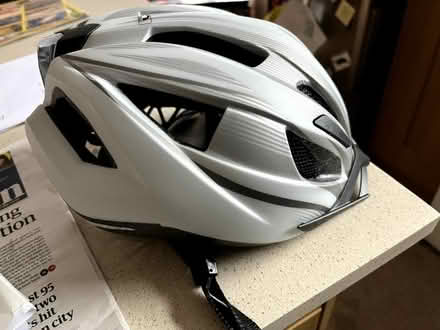 Photo of free Nearly new grey lidl cycle helmet with light (Torbrex FK7) #1
