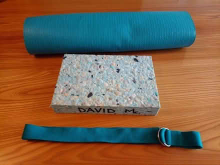 Photo of free Yoga mat, block and belt (Whitelea NE23) #1