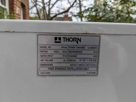 Photo of free Refrigerator (Crouch End N8) #3