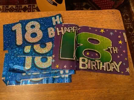 Photo of free 18th Birthday banners (Kenilworth CV8) #1