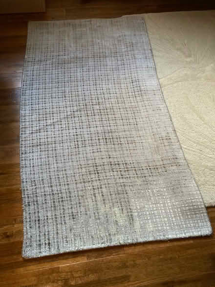 Photo of free Grey chenille rug/runner (Stogursey) #1