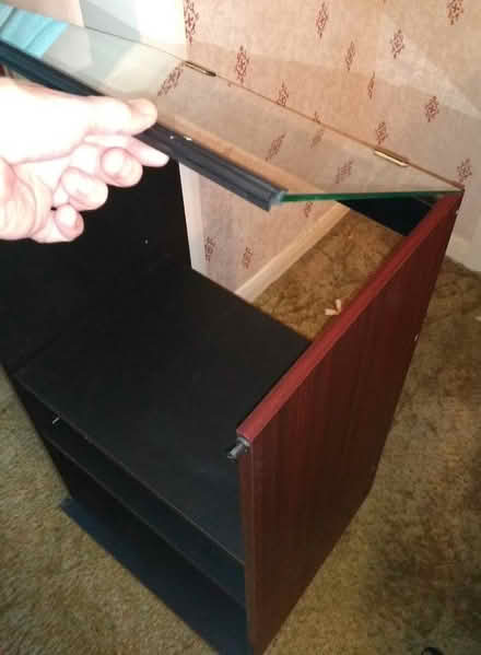 Photo of free Hi-Fi unit cabinet 3 shelves (Roffey) #1