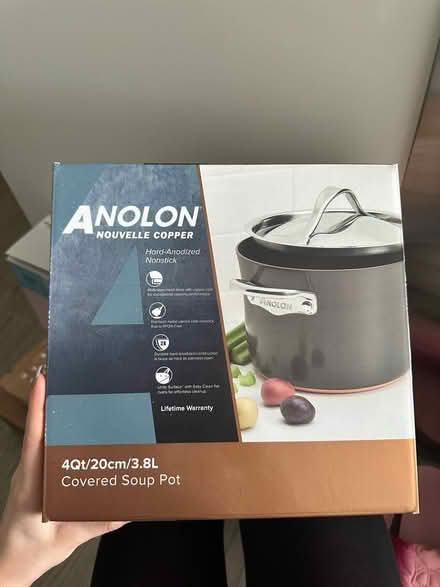 Photo of free Copper soup pan (lower east side) #4