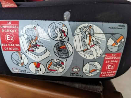 Photo of free Child car seat (Welling DA16) #2