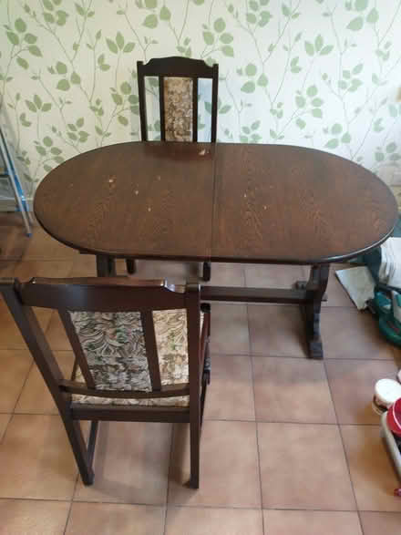 Photo of free Wooden dining table and chairs (Upton CH49) #2