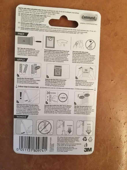 Photo of free Picture hanging strips (Dean Court OX2) #2