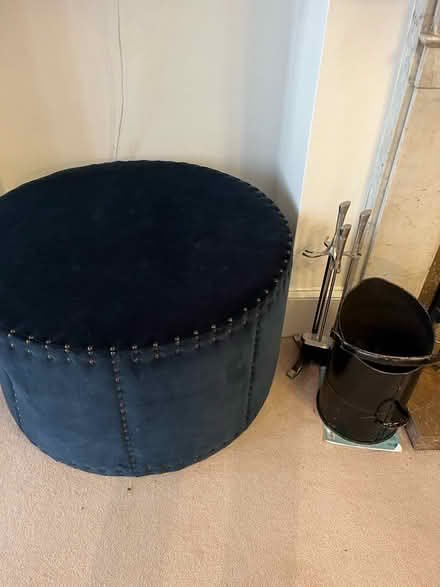 Photo of free Round velvet seat (Christchurch park area) #1