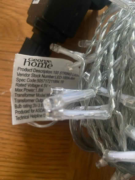 Photo of free Christmas fairy lights (Leyton, near Drapers Field E15) #2