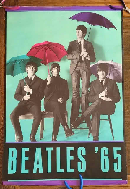 Photo of free Beatles poster from the 80s (Adams Morgan) #1
