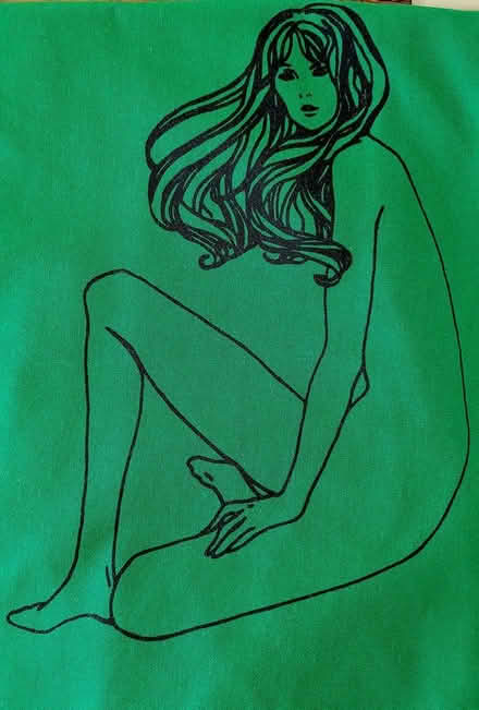 Photo of free Green cotton wrap skirt (Adams Morgan) #1