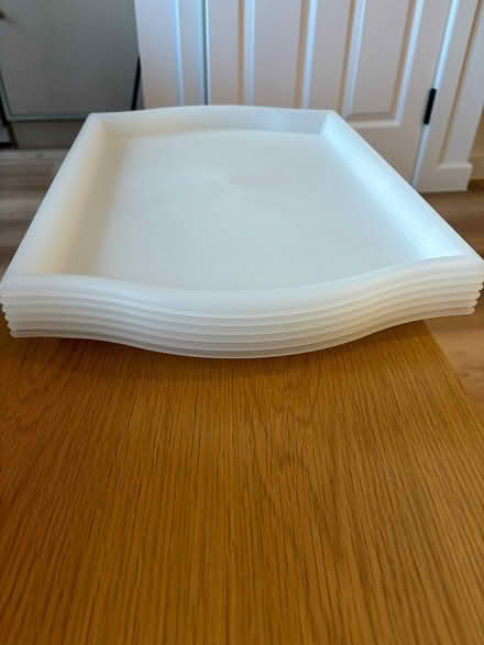 Photo of free 6 plastic trays (Chichester central) #2