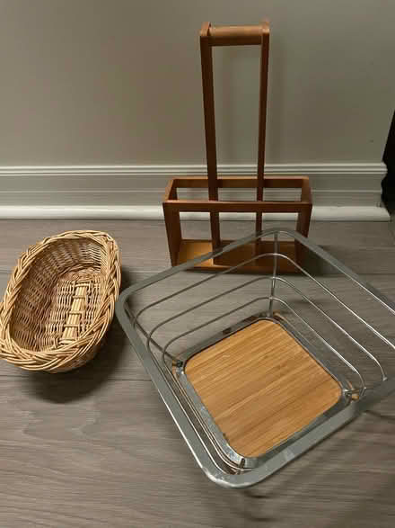 Photo of free Baskets and holder (Eglinton & Victoria Park) #1