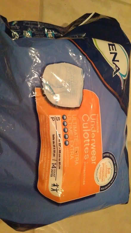 Photo of free Tena Underwear - small (Yonge & Mulock) #1