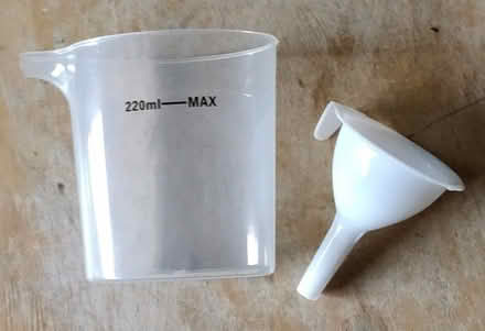 Photo of free Funnel and water container for steam iron. (Aldrington BN3) #1