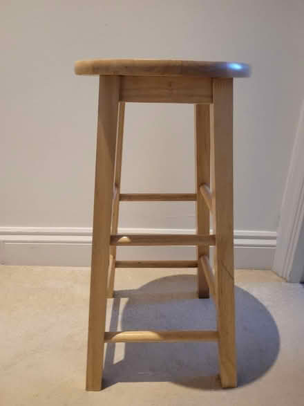 Photo of free Wooden Bar Stool / High Chair (The Nurserylands TW12) #3