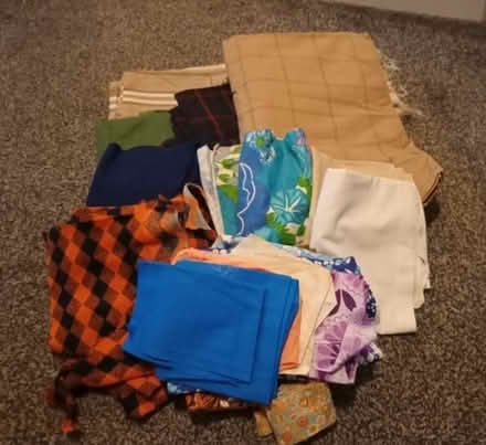 Photo of free Small bag of retro fabric (Longridge PR3) #1