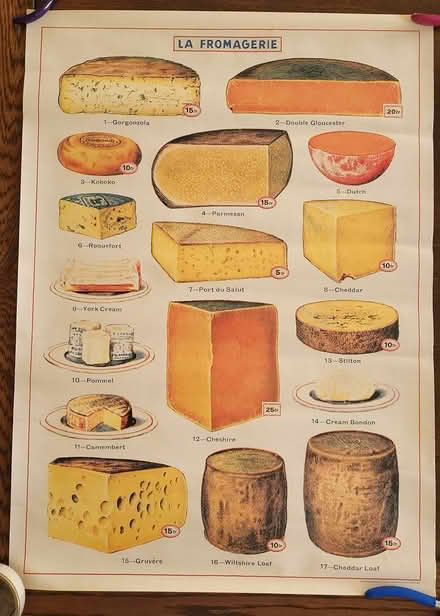 Photo of free French cheese poster (Adams Morgan) #1