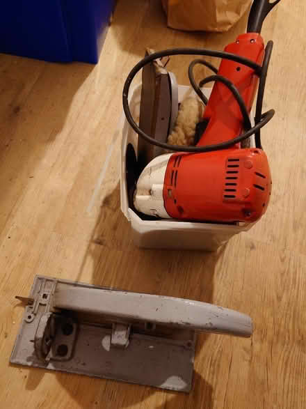 Photo of free Old electric Drill with sawing and sanding accessories (Caterham CR3) #2