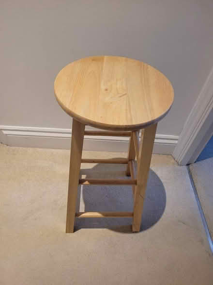 Photo of free Wooden Bar Stool / High Chair (The Nurserylands TW12) #1