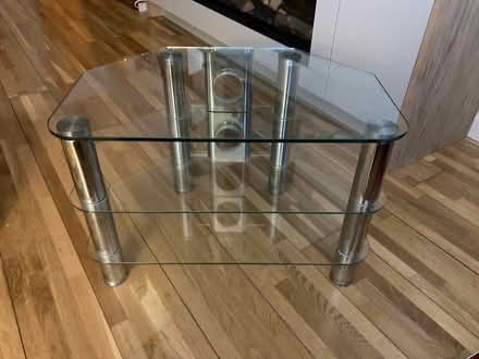 Photo of free Glass tv stand (Swords - near pavilions) #1