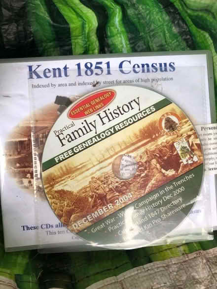 Photo of free Set of CD Kent 1851 census (St Margarets TW1) #1