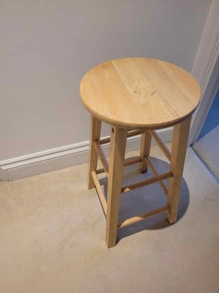 Photo of free Wooden Bar Stool / High Chair (The Nurserylands TW12) #2