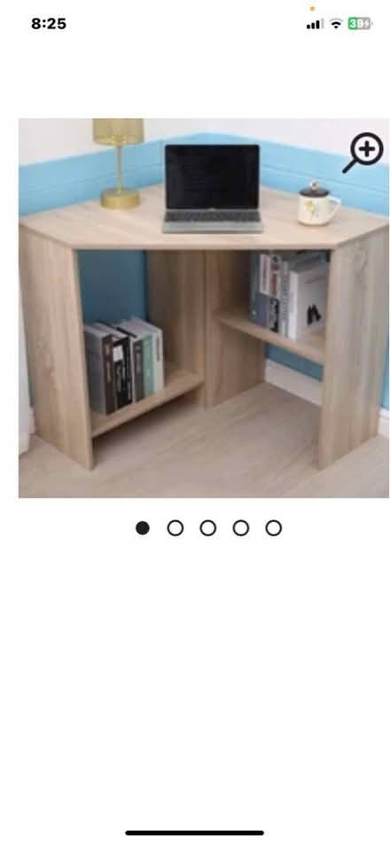 Photo of Corner computer desk + chair (Staincross S75) #1