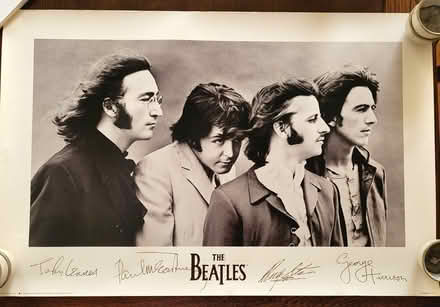 Photo of free Beatles poster from the 90s (Adams Morgan) #1