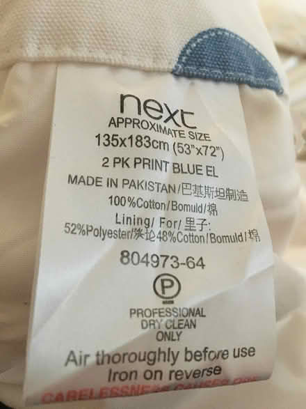 Photo of free Pair Curtains Next (L22 Waterloo) #1