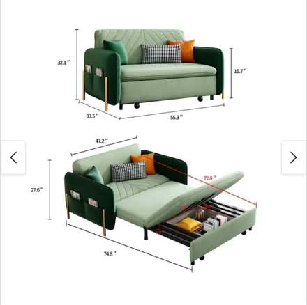 Photo of free Sleeper couch (Ridgewood NY) #2