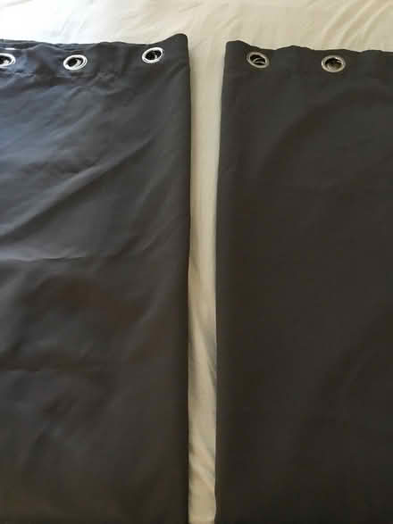 Photo of free Pair Grey curtains (L22 Waterloo) #2