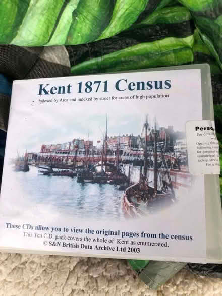 Photo of free Set of CD Kent 1871 census (St Margarets TW1) #1
