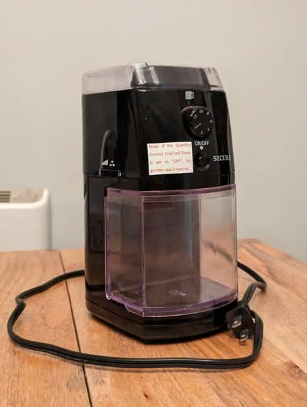 Photo of free Secura coffee grinder (Kensington) #2