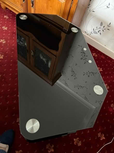 Photo of free Smoked glass corner unit (Starbeck HG2) #1