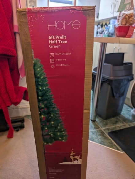 Photo of free 6' Foot Half Christmas Tree (HA3 Harrow) #1