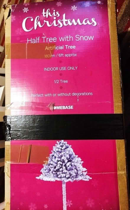 Photo of free Artificial Christmas half-tree (GU12) #1