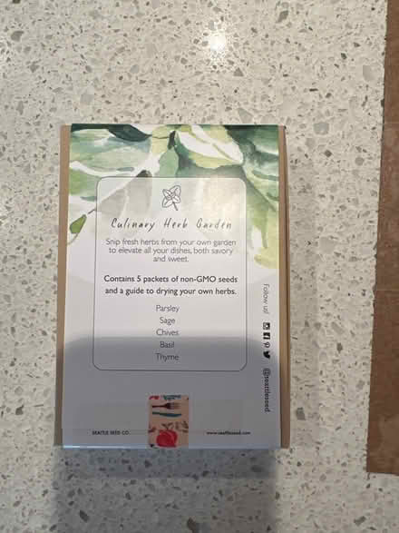 Photo of free Plant seeds-3 types + plant labels (Torrance 90501 near Hull MS) #3