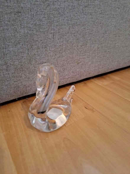 Photo of free Derwent glass Swan ornament (Surrey Heath GU16) #3