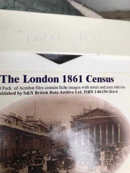 Photo of free Set of CD London 1861 Census (St Margarets TW1) #1