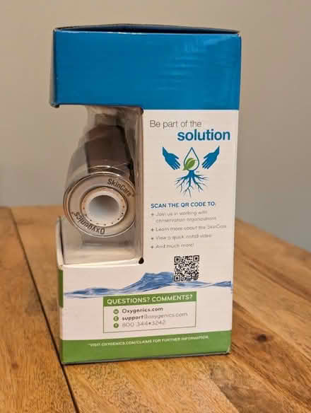 Photo of free Oxygenics shower head (Kensington) #3