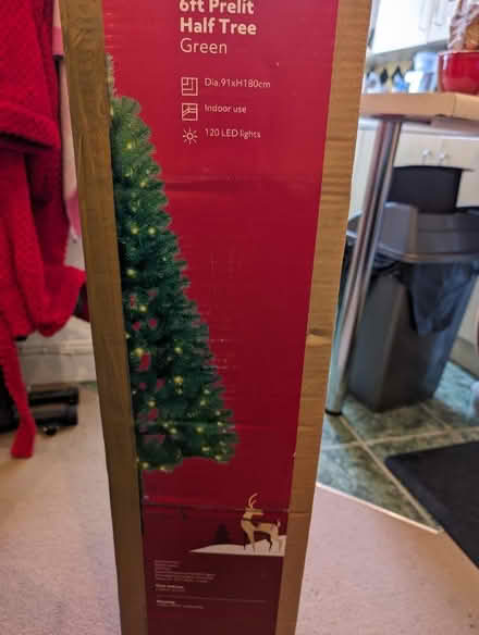 Photo of free 6' Foot Half Christmas Tree (HA3 Harrow) #2