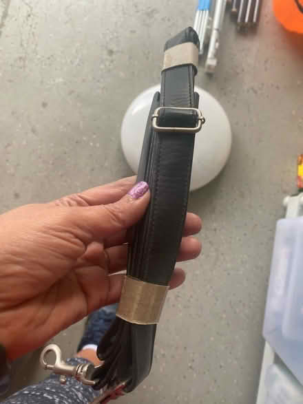 Photo of free Leather purse handle navy blue (Homestead and Wolfe) #1
