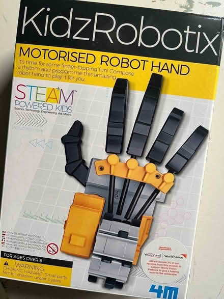 Photo of free Motorised robot hand stem toy kit (Harborne B17) #1
